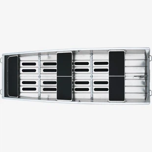 12-футовая алюминиевая лодка с плоским дном и широкой балкой